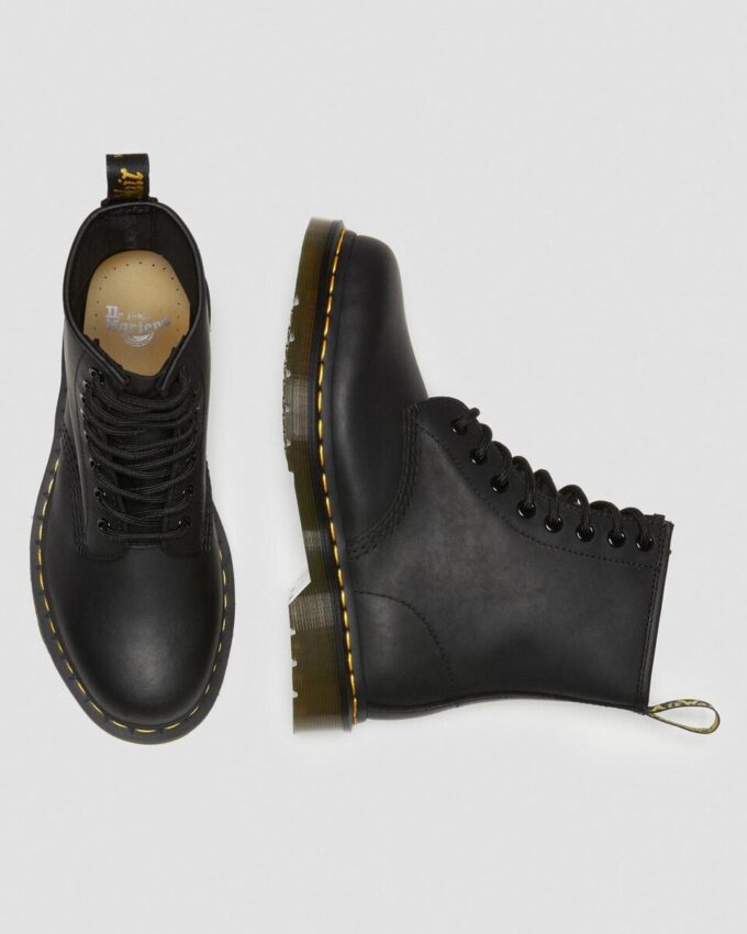 Bottes à lacets 1460 en cuir gras Bottes à lacets 1460 en cuir gras