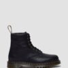 Bottes à lacets 1460 en cuir Grizzly doublées de fausse fourrure Bottes à lacets 1460 en cuir Grizzly doublées de fausse fourrure