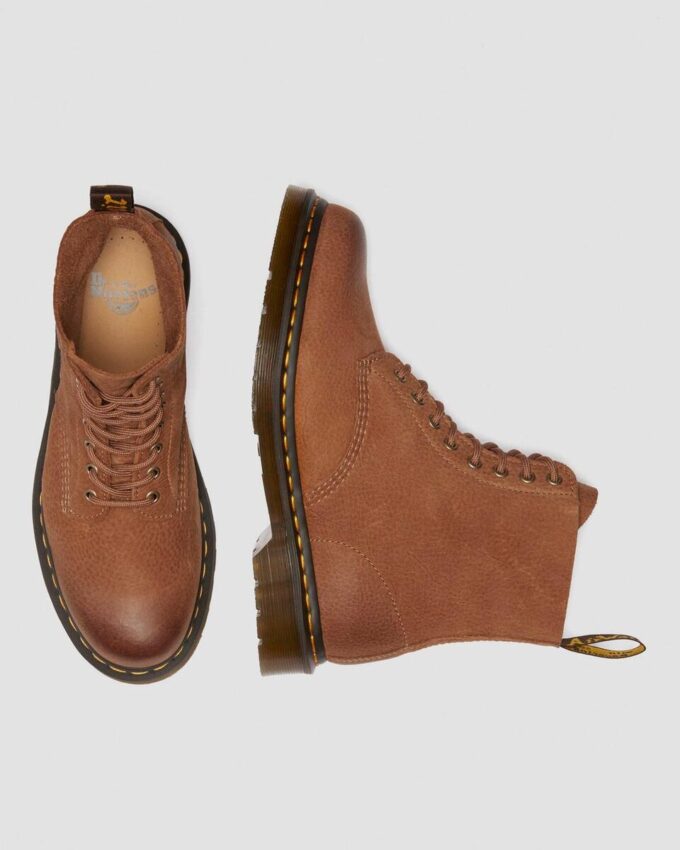 Bottes à lacets 1460 Pascal en nubuck vieilli Bottes à lacets 1460 Pascal en nubuck vieilli