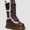 Bottes à lacets Buzz en cuir Grizzly doublées de fausse fourrure Bottes à lacets Buzz en cuir Grizzly doublées de fausse fourrure