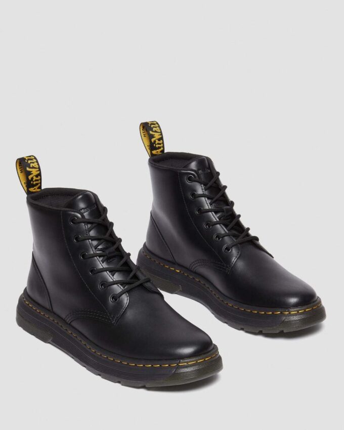 Bottes à lacets en cuir Crewson