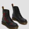 Bottes à lacets en cuir à fleurs 1460 Vonda Bottes à lacets en cuir à fleurs 1460 Vonda