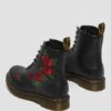 Bottes à lacets en cuir à fleurs 1460 Vonda Bottes à lacets en cuir à fleurs 1460 Vonda