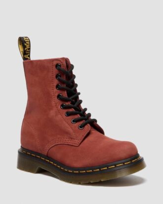 Bottes à lacets en cuir nubuck 1460 Pascal Bottes à lacets en cuir nubuck 1460 Pascal