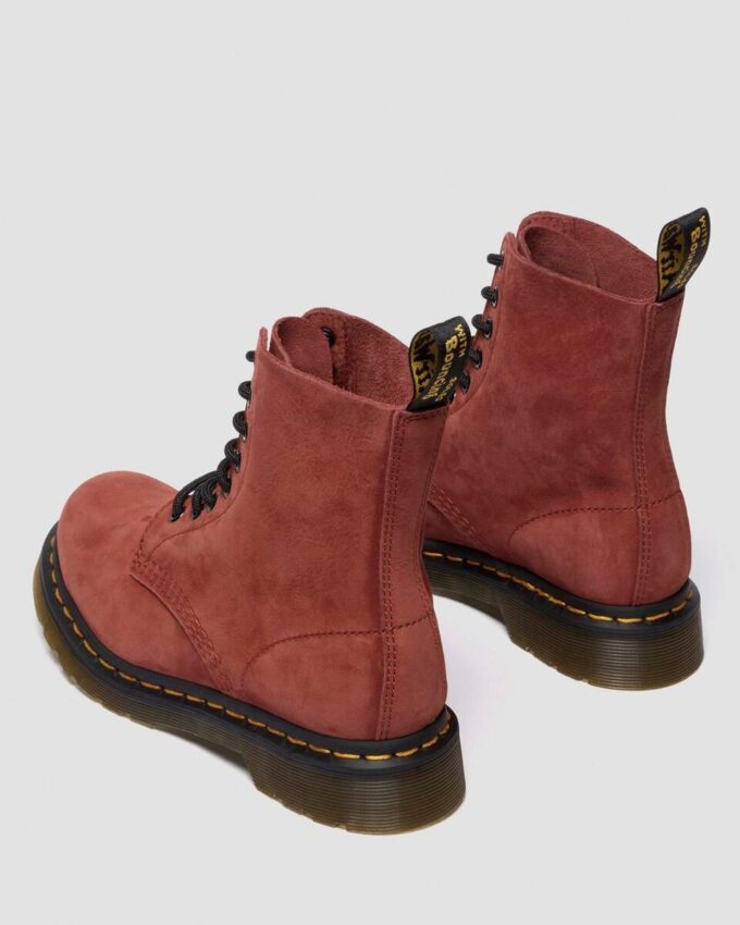 Bottes à lacets en cuir nubuck 1460 Pascal Bottes à lacets en cuir nubuck 1460 Pascal