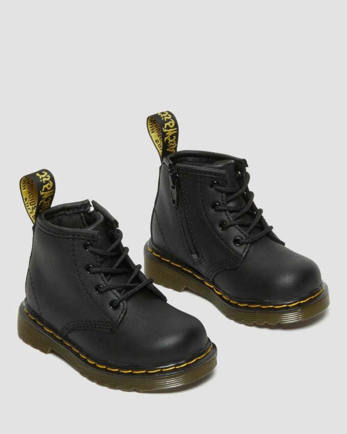 Bottes à lacets en cuir souple 1460 pour bébés Bottes à lacets en cuir souple 1460 pour bébés