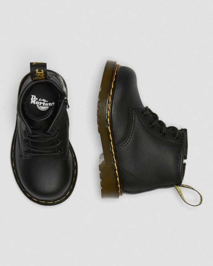 Bottes à lacets en cuir souple 1460 pour bébés Bottes à lacets en cuir souple 1460 pour bébés