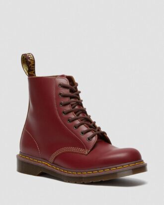 Bottes à lacets en cuir vintage 1460 fabriquées en Angleterre