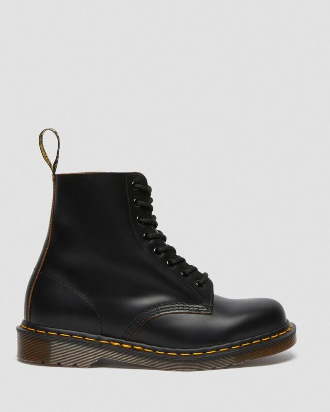 Bottes à lacets en cuir vintage 1460 fabriquées en Angleterre