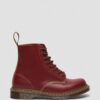 Bottes à lacets en cuir vintage 1460 fabriquées en Angleterre