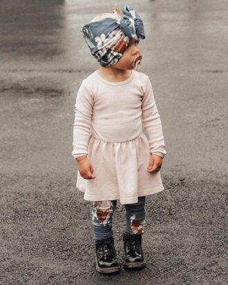 Bottes à lacets en Patent Leather 1460 pour bébés