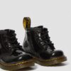 Bottes à lacets en Patent Leather 1460 pour bébés Bottes à lacets en Patent Leather 1460 pour bébés