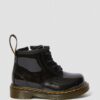 Bottes à lacets en Patent Leather 1460 pour bébés Bottes à lacets en Patent Leather 1460 pour bébés