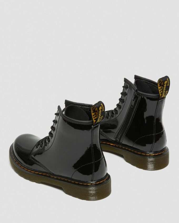 Bottes à lacets en Patent Leather 1460 pour enfants Bottes à lacets en Patent Leather 1460 pour enfants