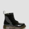 Bottes à lacets en Patent Leather 1460 pour enfants Bottes à lacets en Patent Leather 1460 pour enfants