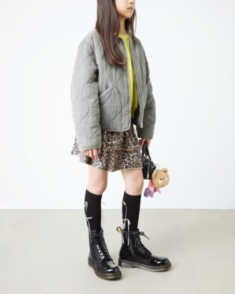 Bottes à lacets en Patent Leather 1460 pour jeunes