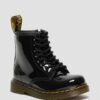 Bottes à lacets en Patent Leather 1460 pour tout-petits Bottes à lacets en Patent Leather 1460 pour tout-petits