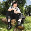 Bottes à lacets en Smooth Leather 1460