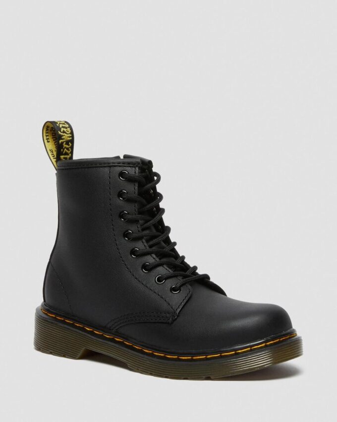 Bottes à lacets Junior 1460 en cuir souple Bottes à lacets Junior 1460 en cuir souple