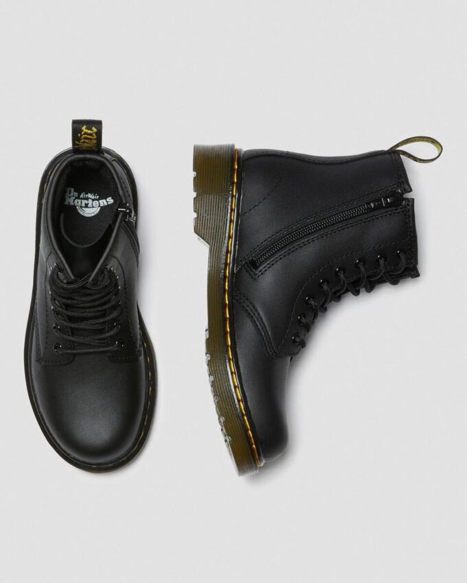 Bottes à lacets Junior 1460 en cuir souple Bottes à lacets Junior 1460 en cuir souple