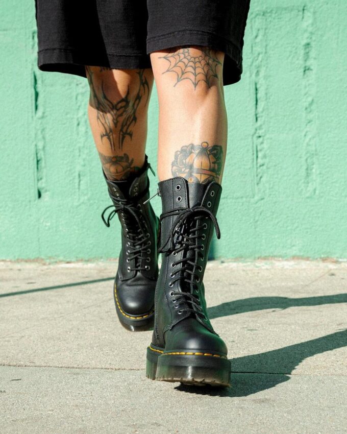 Bottes mi-mollet à lacets en cuir Pisa 1B99 Bottes mi-mollet à lacets en cuir Pisa 1B99