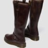 Bottes motardes Anistone en cuir Crazy Horse montant jusqu’aux genoux Bottes motardes Anistone en cuir Crazy Horse montant jusqu’aux genoux