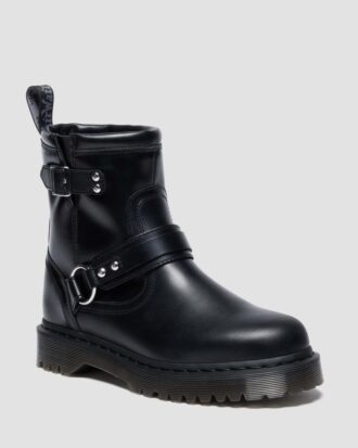 Bottes motardes Anistone Harness en cuir Orleans