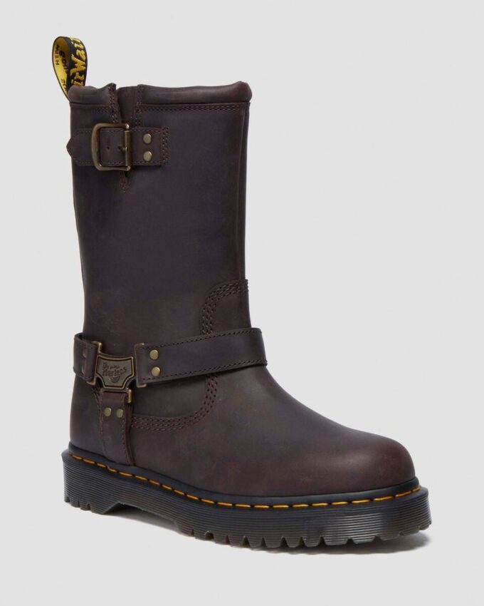 Bottes motardes en cuir Anistone Hi Bottes motardes en cuir Anistone Hi