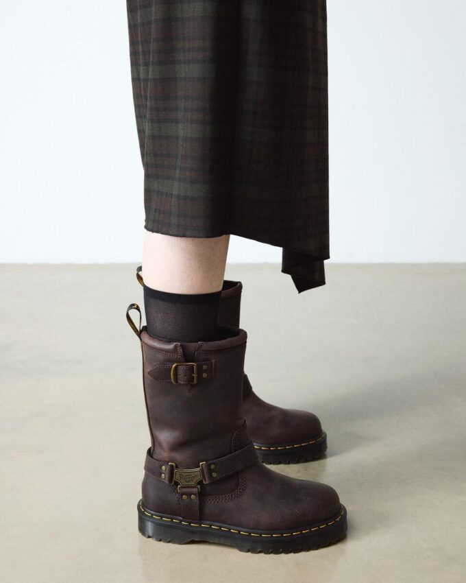 Bottes motardes en cuir Anistone Hi Bottes motardes en cuir Anistone Hi