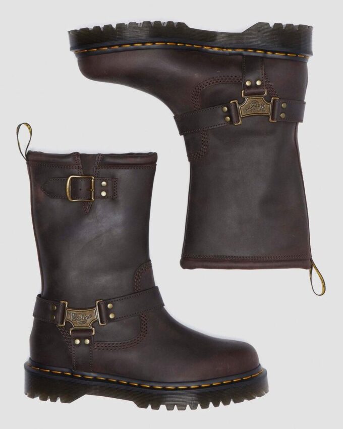 Bottes motardes en cuir Anistone Hi Bottes motardes en cuir Anistone Hi