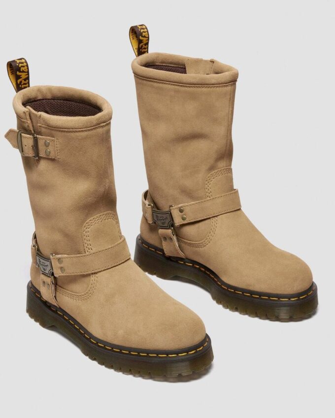 Bottes motardes en daim Anistone Hi Bottes motardes en daim Bottes motardes en daim Anistone Hi Bottes motardes en daim