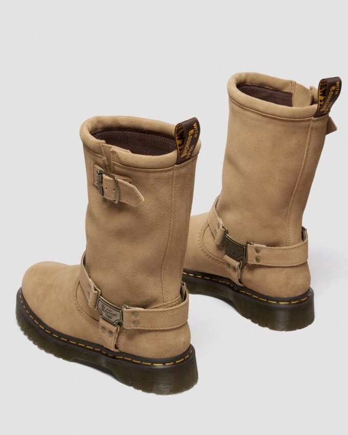 Bottes motardes en daim Anistone Hi Bottes motardes en daim Bottes motardes en daim Anistone Hi Bottes motardes en daim