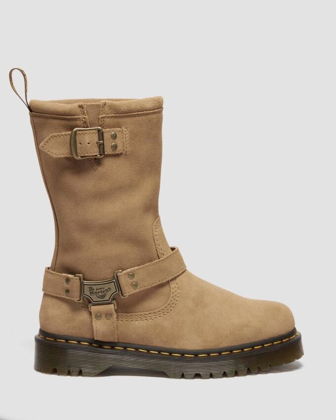 Bottes motardes en daim Anistone Hi Bottes motardes en daim Bottes motardes en daim Anistone Hi Bottes motardes en daim