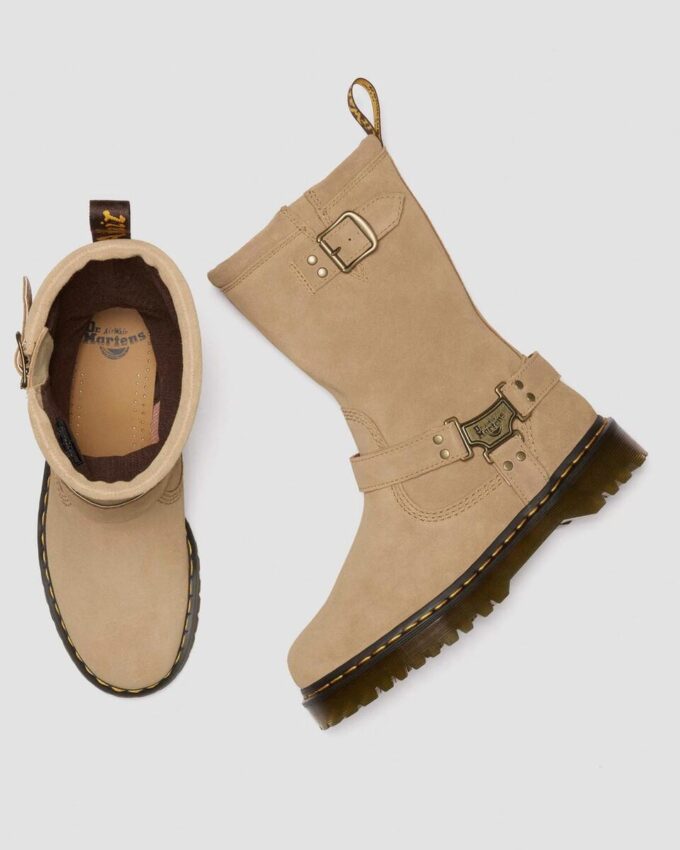 Bottes motardes en daim Anistone Hi Bottes motardes en daim Bottes motardes en daim Anistone Hi Bottes motardes en daim