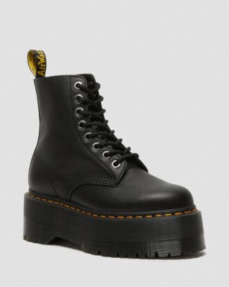 Bottes à plateforme en cuir 1460 Max