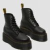 Bottes à plateforme en cuir 1460 Max Bottes à plateforme en cuir 1460 Max