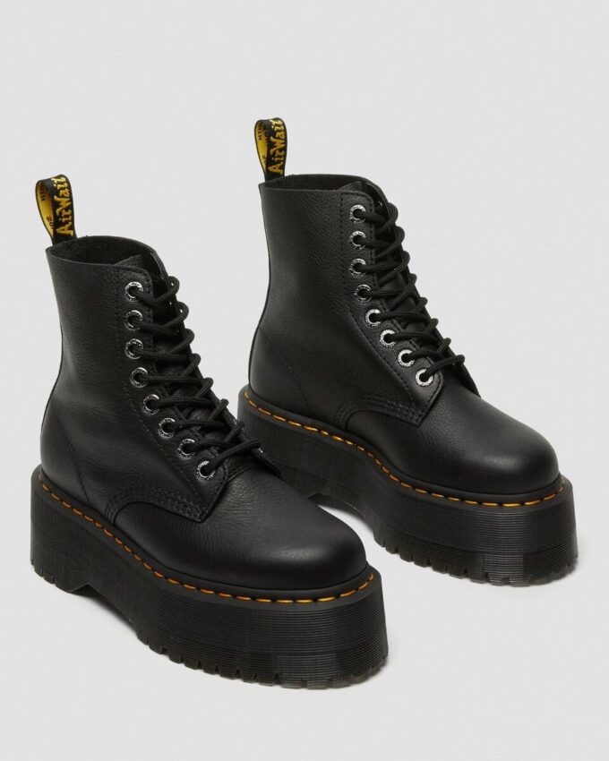 Bottes à plateforme en cuir 1460 Max Bottes à plateforme en cuir 1460 Max