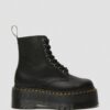 Bottes à plateforme en cuir 1460 Max Bottes à plateforme en cuir 1460 Max