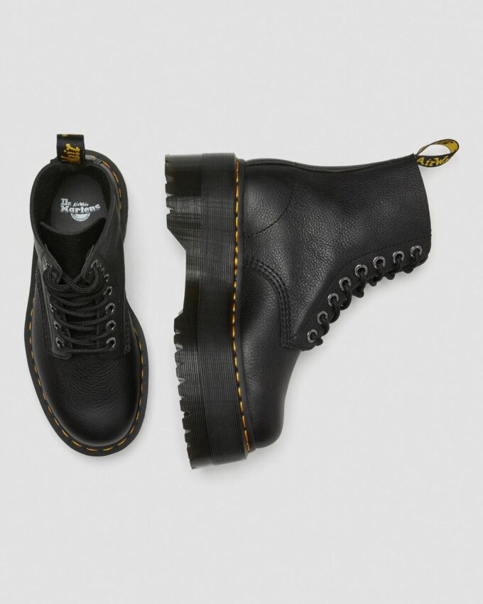 Bottes à plateforme en cuir 1460 Max Bottes à plateforme en cuir 1460 Max