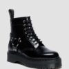 Bottes à plateforme en cuir 1460 Quad Harness Bottes à plateforme en cuir 1460 Quad Harness