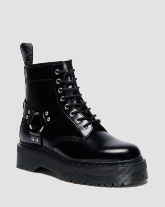 Bottes à plateforme en cuir 1460 Quad Harness