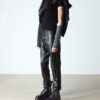Bottes à plateforme en cuir 1460 Quad Harness Bottes à plateforme en cuir 1460 Quad Harness