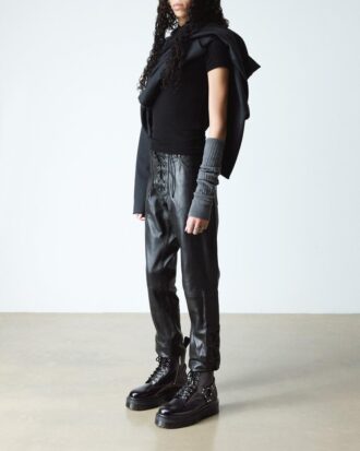 Bottes à plateforme en cuir 1460 Quad Harness