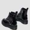 Bottes à plateforme en cuir 1460 Quad Harness Bottes à plateforme en cuir 1460 Quad Harness