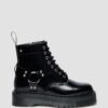Bottes à plateforme en cuir 1460 Quad Harness Bottes à plateforme en cuir 1460 Quad Harness