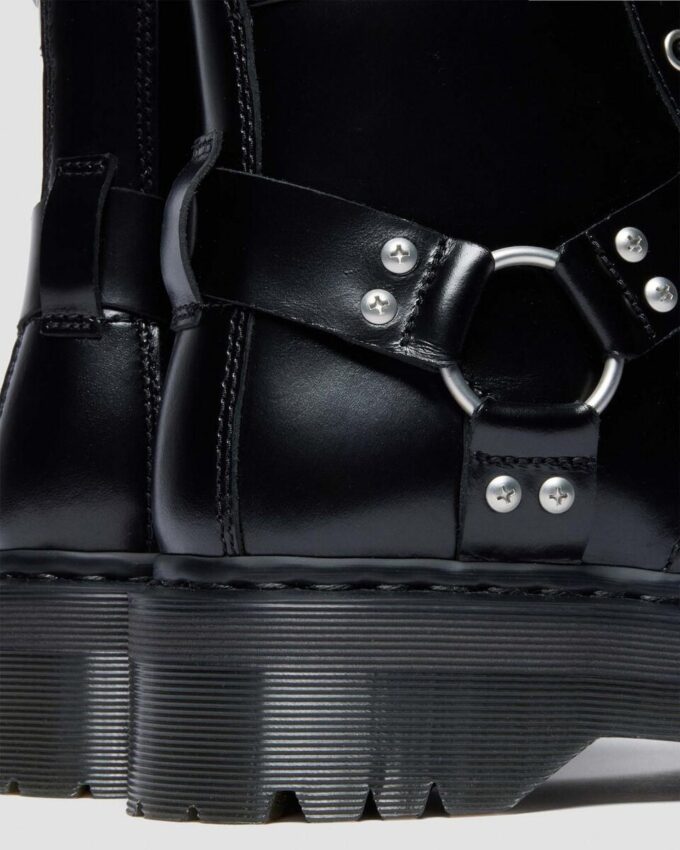 Bottes à plateforme en cuir 1460 Quad Harness Bottes à plateforme en cuir 1460 Quad Harness