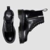 Bottes à plateforme en cuir 1460 Quad Harness Bottes à plateforme en cuir 1460 Quad Harness