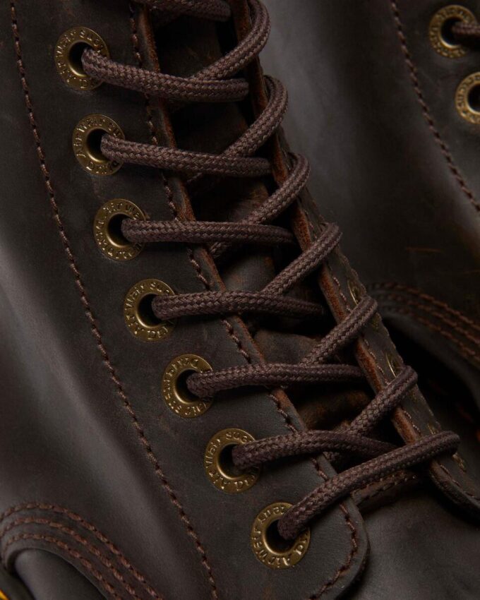 Bottes à plateforme en cuir Crazy Horse Sinclair Bottes à plateforme en cuir Crazy Horse Sinclair