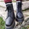 Bottes à plateforme en cuir doublées de fausse fourrure Jadon Bottes à plateforme en cuir doublées de fausse fourrure Jadon