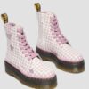 Bottes à plateforme en cuir JADON HEART Gingham Bottes à plateforme en cuir JADON HEART Gingham
